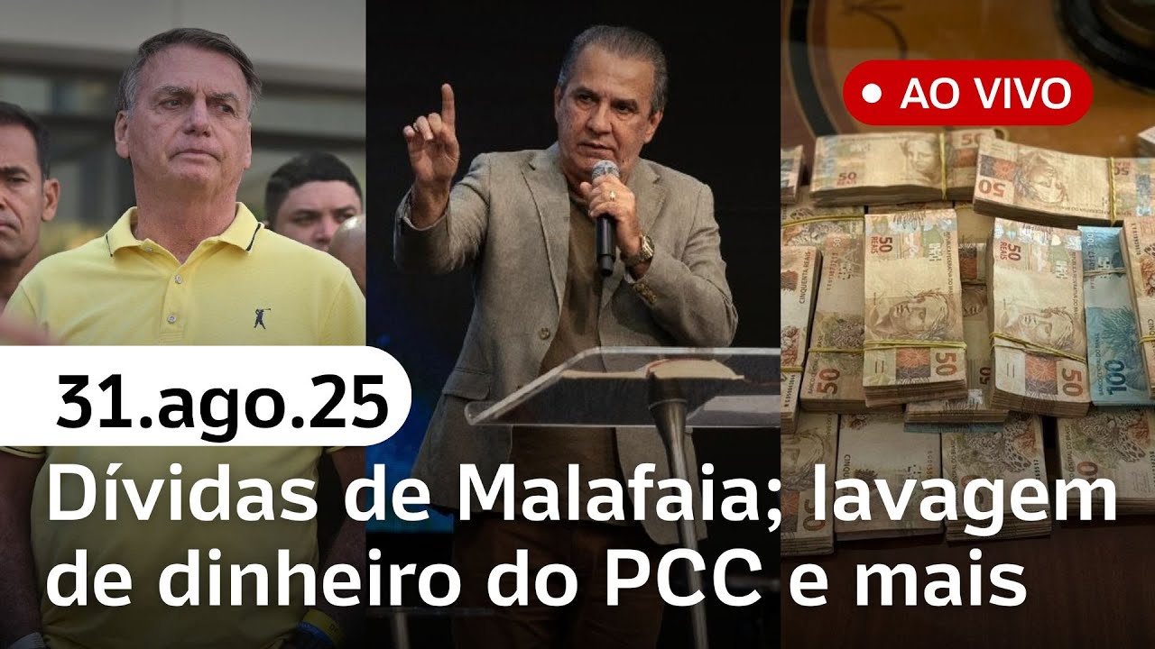 Julgamento de Bolsonaro: EUA estudam sanções; dívidas de Malafaia; lavagem de dinheiro do PCC e mais