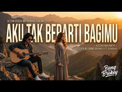 Duet Menyayat Hati! Aku Tak Berarti Bagimu - Azizah Maumere | Cover Bang Brokey ft Syariva