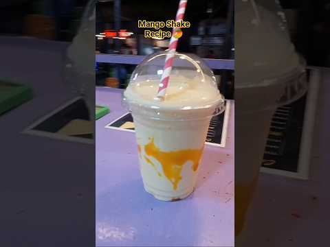 Mango Shake Recipe || shake recipe 🥭 || #youtubeshort #shorts #trendingshorts #mangoshake #recipes