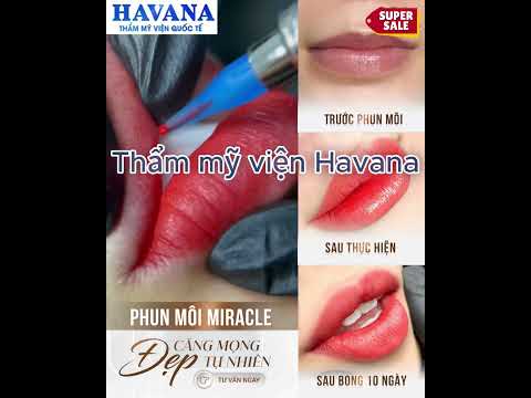 Phun môi FLora nano tại Havana