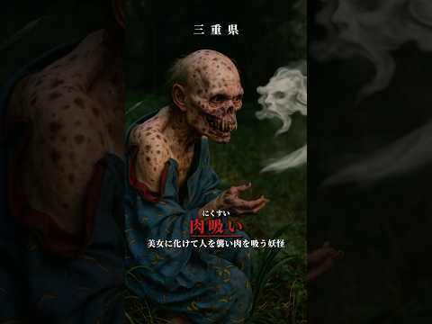 三重の妖怪 #妖怪 #yokai #美女