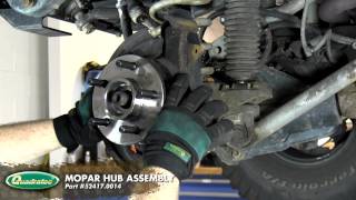 How To: Jeep Wrangler '97-'06 TJ Hub Replacement - YouTube