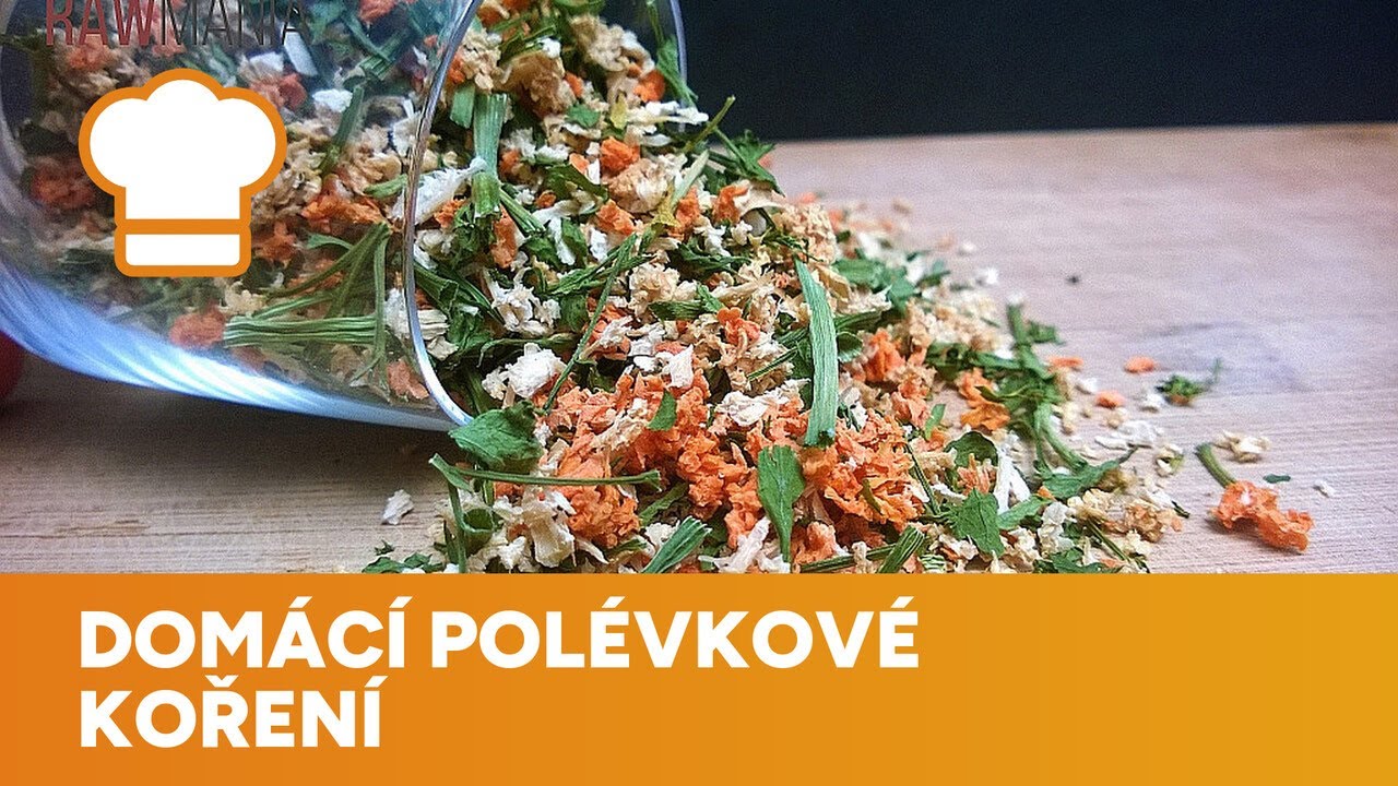 Domácí polévkové koření z čerstvých surovin, které bude krásně voňavé