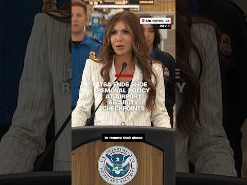 TSA ends shoe removal policy at airport security checkpoints