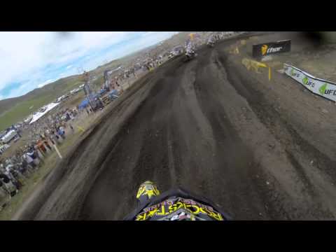GoPro HD: Jason Anderson Lap 1 Moto 1 - Thunder Valley MX Lucas Oil Pro Motocross Championship 2013 