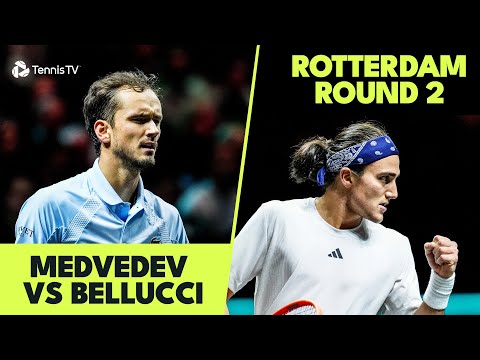 Action-Packed Daniil Medvedev vs Mattia Bellucci Highlights | Rotterdam 2025