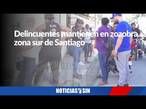 Delincuentes mantienen en zozobra la zona sur de Santiago