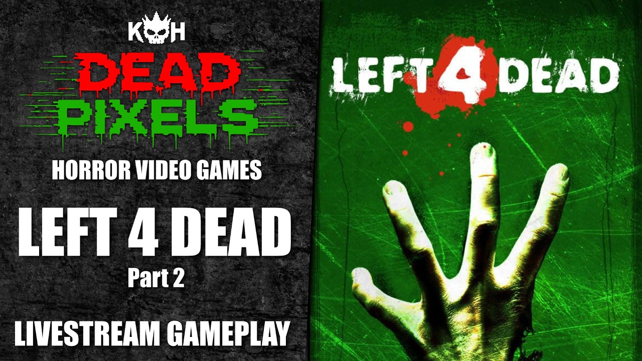 Left 4 Dead LIVE: Part 2 | Zombie Survival with DamoBWare | HORROR VIDEO GAME LIVESTREAM