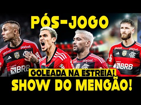 FLAMENGO ESTREIA COM PÉ DIREITO E DÁ SHOW NA GOLEADA CONTRA O AUDAX-RJ NO CARIOCA!