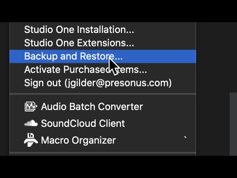 Backup & Restore (Super Helpful!)