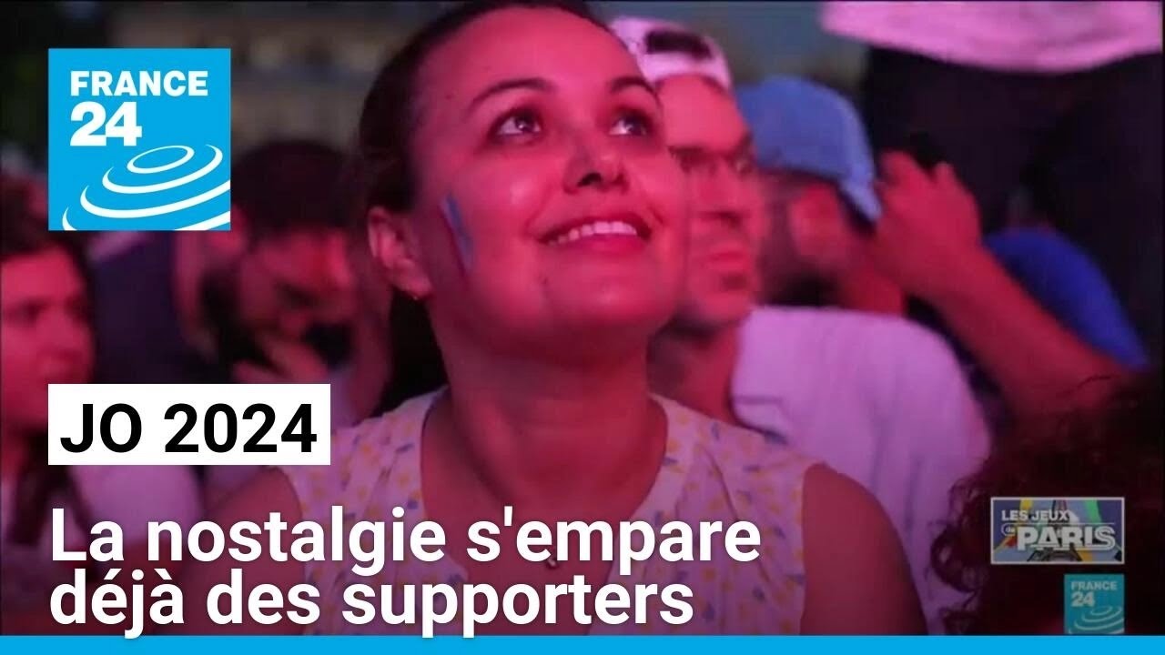 JO 2024 : la nostalgie s'empare des supporters au moment de dire adieu • FRANCE 24