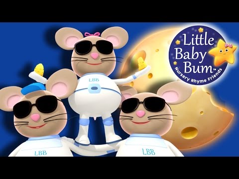 Three Blind Mice | Nursery Rhymes for Babies by LittleBabyBum - ABCs and 123s