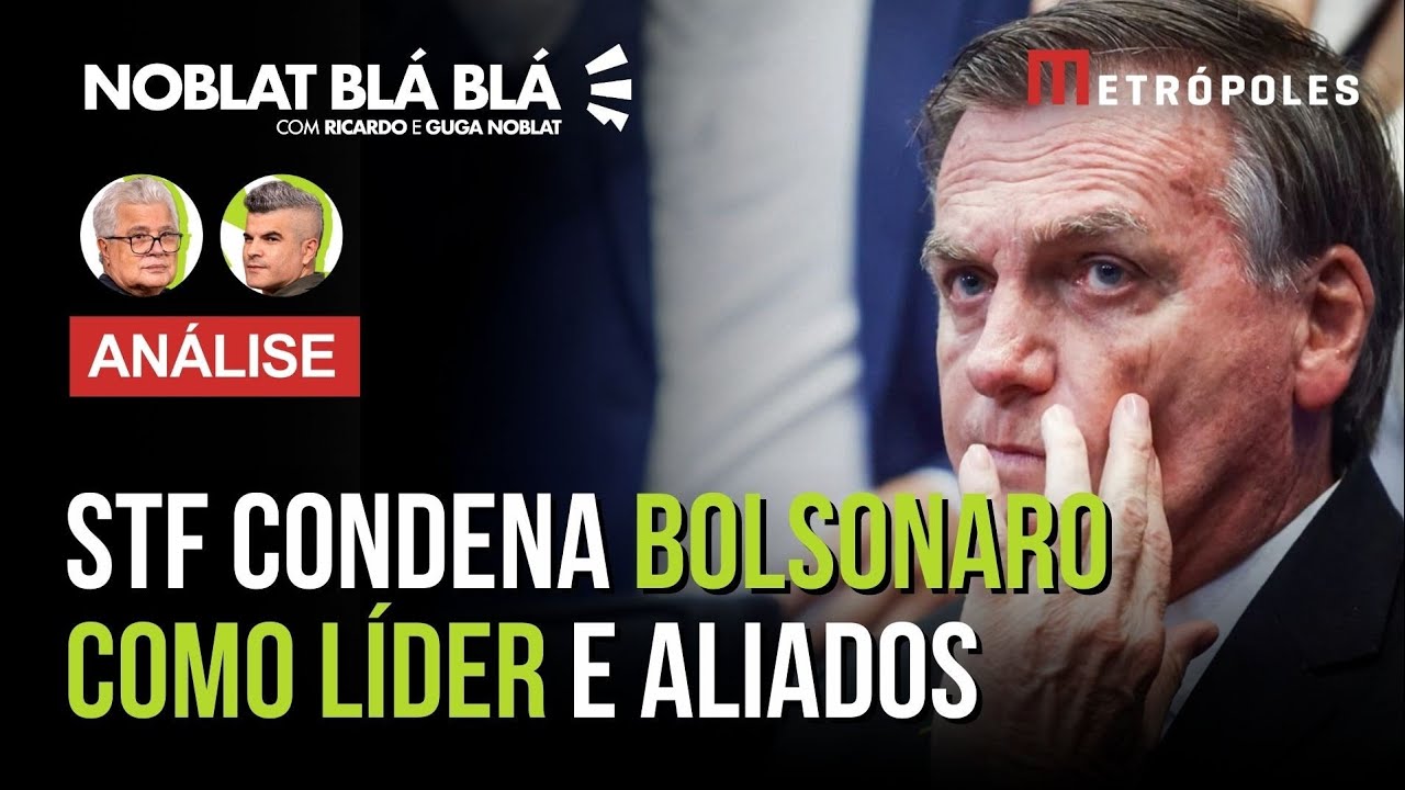 PERDEU MANÉ STF forma maioria para condenar Bolsonaro e mais 7 réus da trama golpista