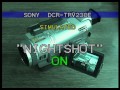 Sony Camcorder Digital8 DCR-TRV230E demonstration mode