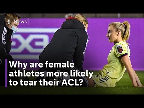Why are women far more likely to be affected by ACL injuries than men?