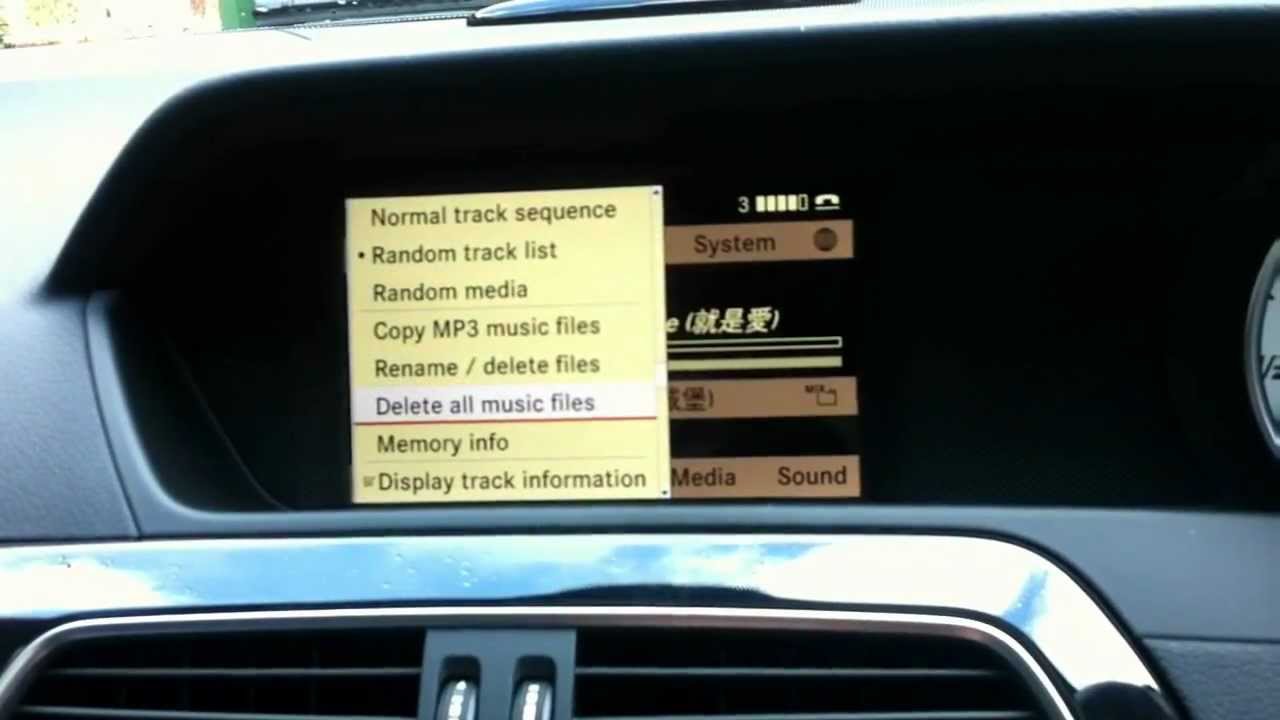Mercedes comand online music register #4