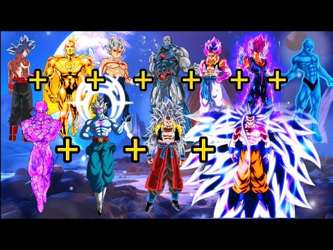 EMUI Goku+GS+OGV+D+UG&UV+Dr.M+FPZ+FPGP+XSSJ5 Gogeta+Goku ♾️ Fusion 🔥 #goku