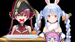 ホロドリ大会に向けて練習 with喋れないマリン【ホロライブ/兎田ぺこら】