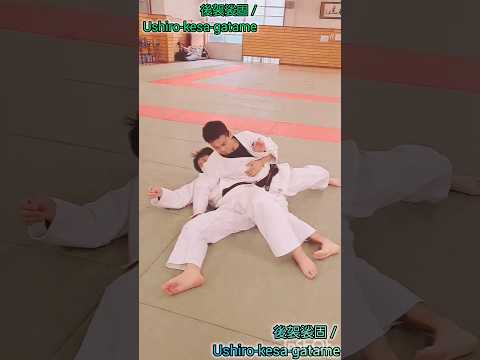 【judo潜り込みからの】後袈裟固 / Ushiro-kesa-gatame#judo#sports