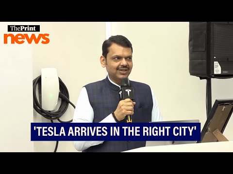 “Tesla has arrived in the right city”: Maharashtra CM Devendra Fadnavis