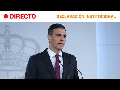 🔴 DIRECTO | PEDRO SÁNCHEZ hace una DECLARACIÓN INSTITUCIONAL sobre la GUERRA en ORIENTE MEDIO | RTVE