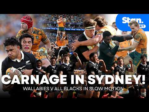 There's NOTHING quite like the Bledisloe Cup 💥 (and it's EVEN BETTER in slow motion) 😏🔥