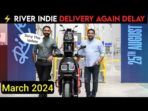 ⚡River indie Delivery Update | March 2024 😲 | river indie Electric scooter update | ride with mayur