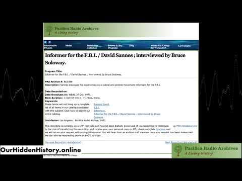 Informer for the F.B.I. / David Sannes