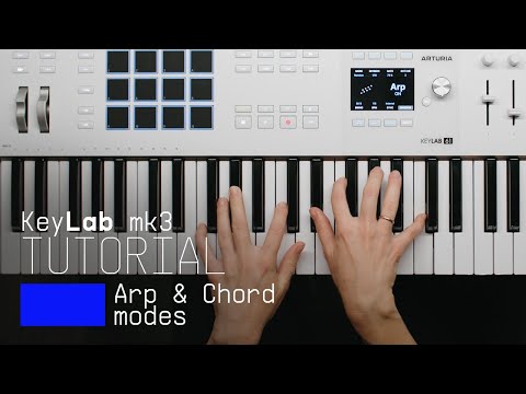 KeyLab mk3 | How to Control Arp and Chord Mode