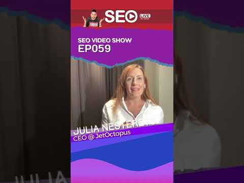 How to get on the first page of Google in 1 min with SEO expert Julia Nesterets #Shorts