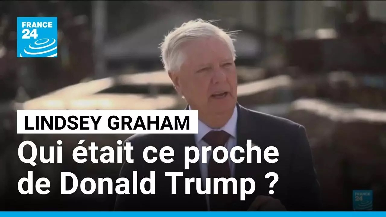 Mort du sénateur républicain Lindsey Graham : qui était ce proche de Donald Trump ? • FRANCE 24