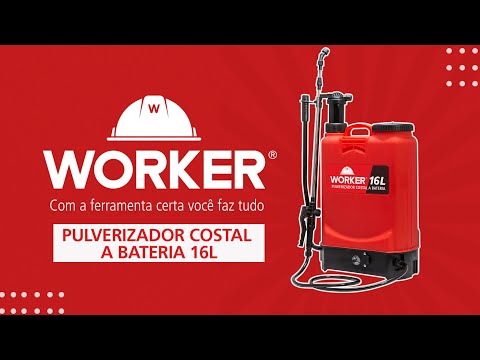 Pulverizador Costal Manual e a Bateria 16L Worker - Vídeo explicativo