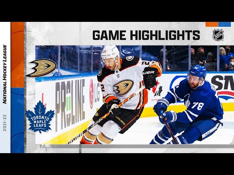 Ducks @ Maple Leafs 1/26/22 l NHL Highlights