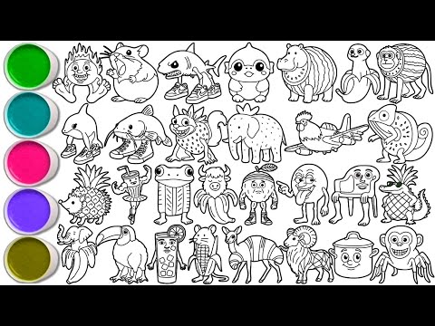 Draw Amazing Italian Brainrot Animals in 60 Minutes - Apipi, Baby Trippi Troppi, Tri Sahur & others