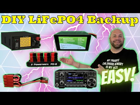 DIY LiFePO4 Ham Radio Battery Backup System