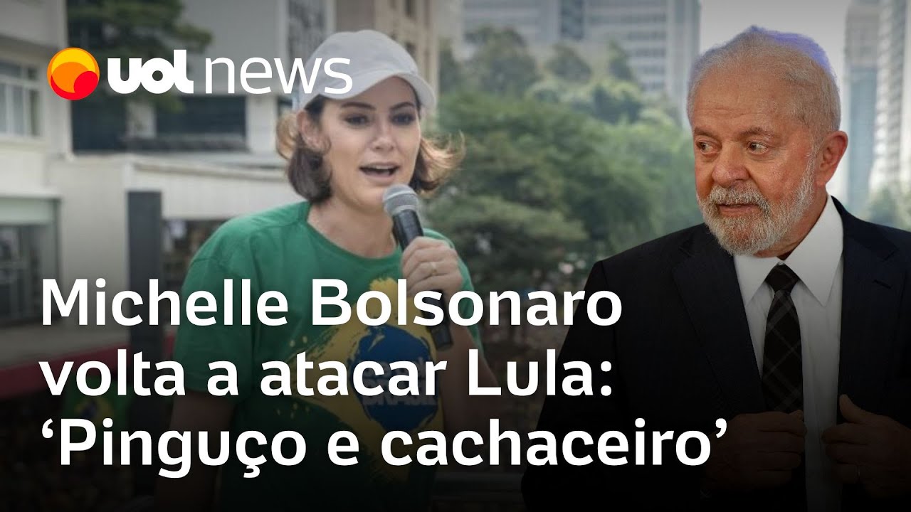 Michelle Bolsonaro ofende Lula em discurso no Natal e diz que votar no PT mais de uma vez é burrice
