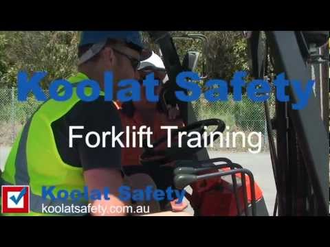 Forklift licence and forklift training by Koolat Safety - YouTube