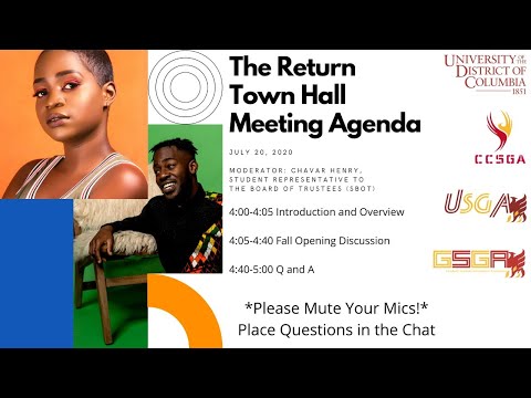 The RETURN - Town Hall 7.20.20