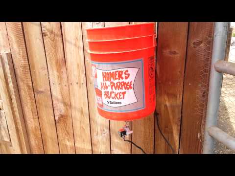 Automatic Chicken Coop Door Opener- Redneck Edition