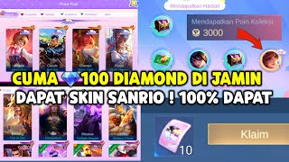 GILA CUMA 100 DIAMOND DI JAMIN DAPAT SKIN SANRIO ! 3000 POIN KOLEKSI !