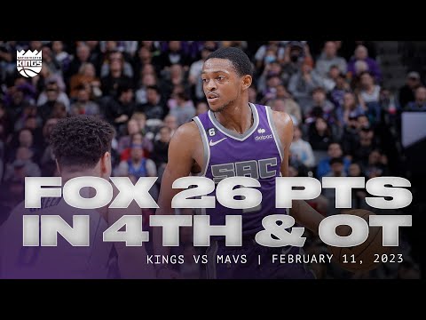 Fox TAKES OVER in 4th and OT to defeat Mavs | 2.11.23 video clip