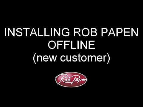 Installing Rob Papen software (new customer)