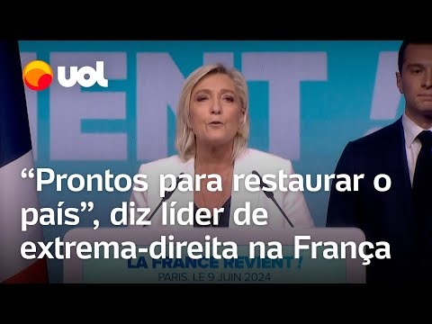 Macron dissolve parlamento: Líder diz que extrema-direita está pronta para 'reviver a França'