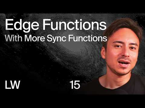 Edge Functions Have Faster Boot Times and Have New Sync Functions Available!