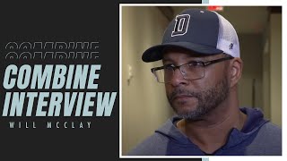 Will McClay NFL Combine Interview | Dallas Cowboys 2025