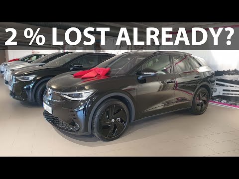 VW ID4 GTX battery capacity test when brand new