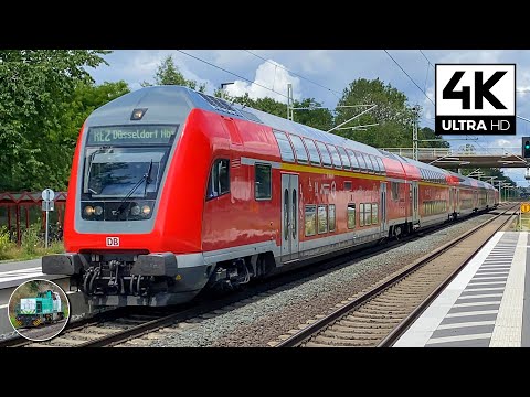 [4K] DB 146 120 pushes DoSto into Natrup-Hagen!