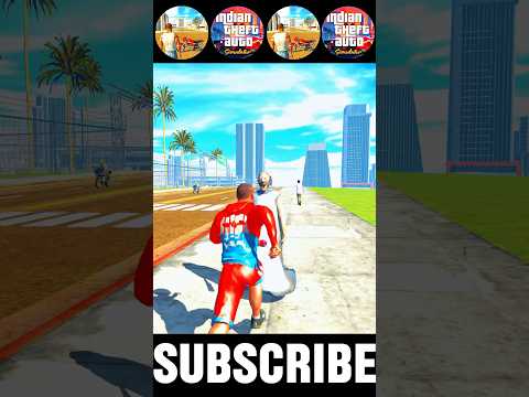 Franklin Vs Npc 😱 Indian Bike Driving 3D Vs ITA 💥 #shorts #indianbikedriving3d #gta