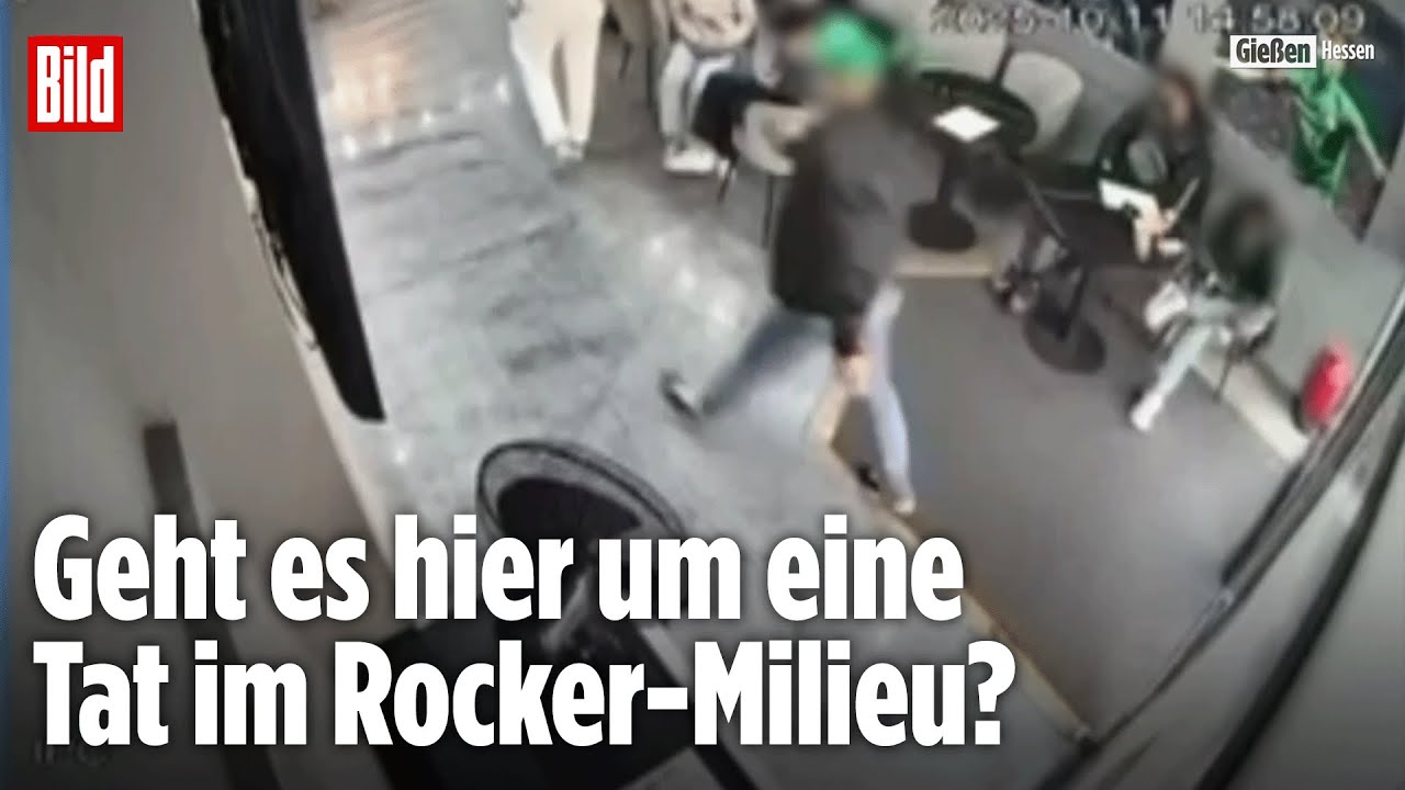 Gießen, Hessen: Video soll Schüsse in Wettbüro zeigen