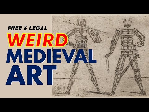 Free & Legal WEIRD MEDIEVAL Illustrations – Public Domain Vintage Artwork